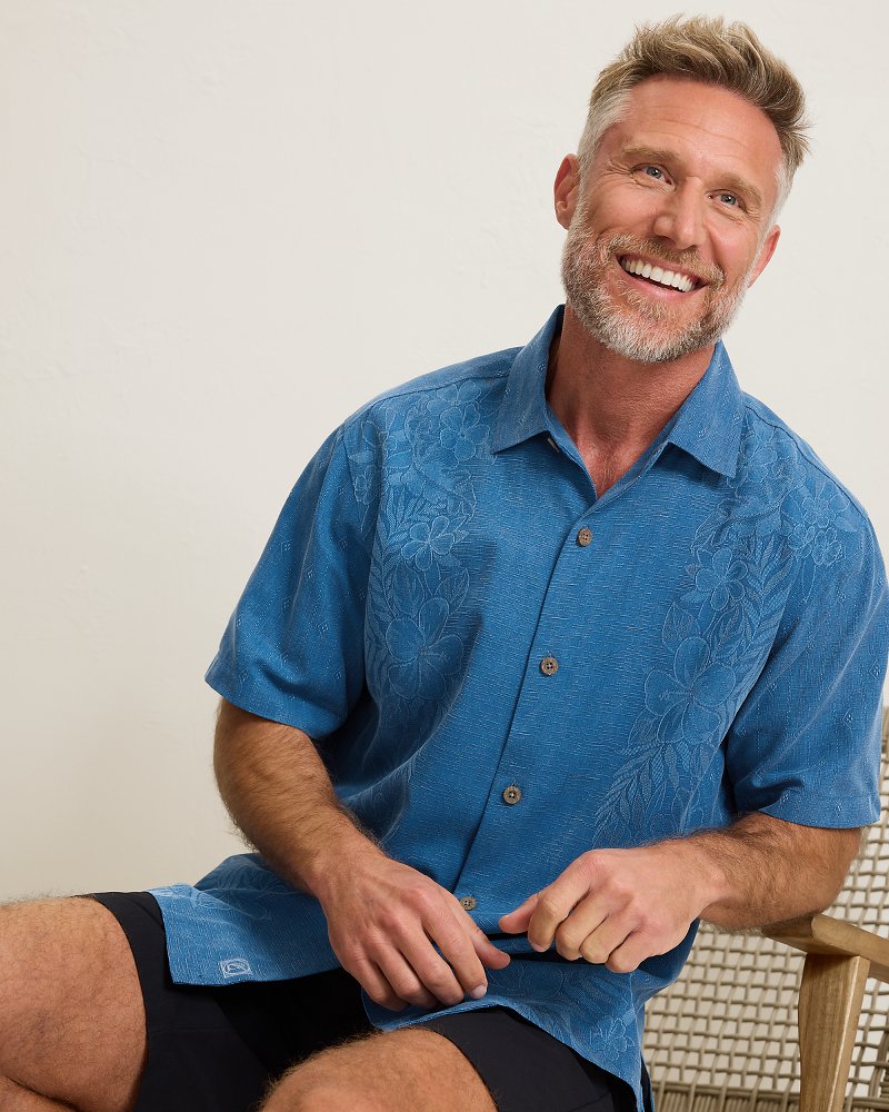 Kona Luxe Border Silk Camp Shirt thumbnail 3