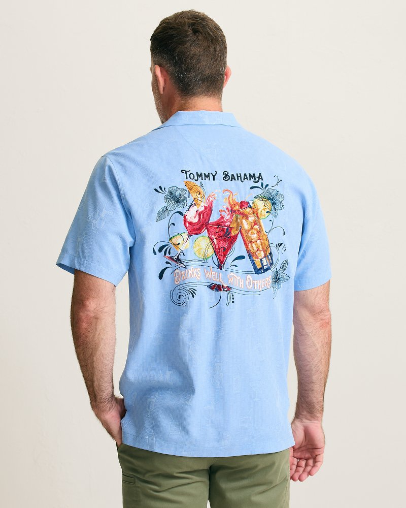 Drinks Well With Others Silk Camp Shirt
