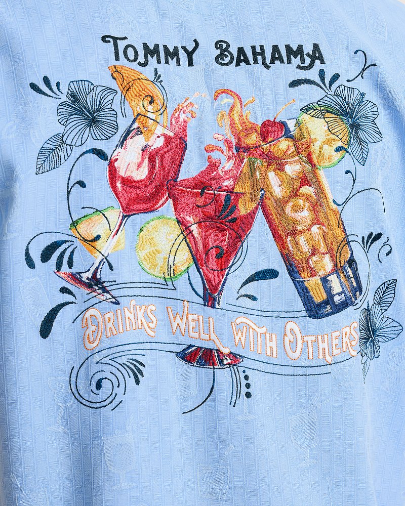 Drinks Well With Others Silk Camp Shirt
