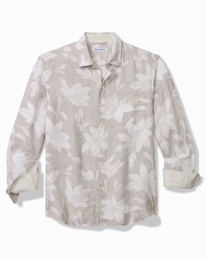 Sandy Vineyard Linen Long-Sleeve Shirt