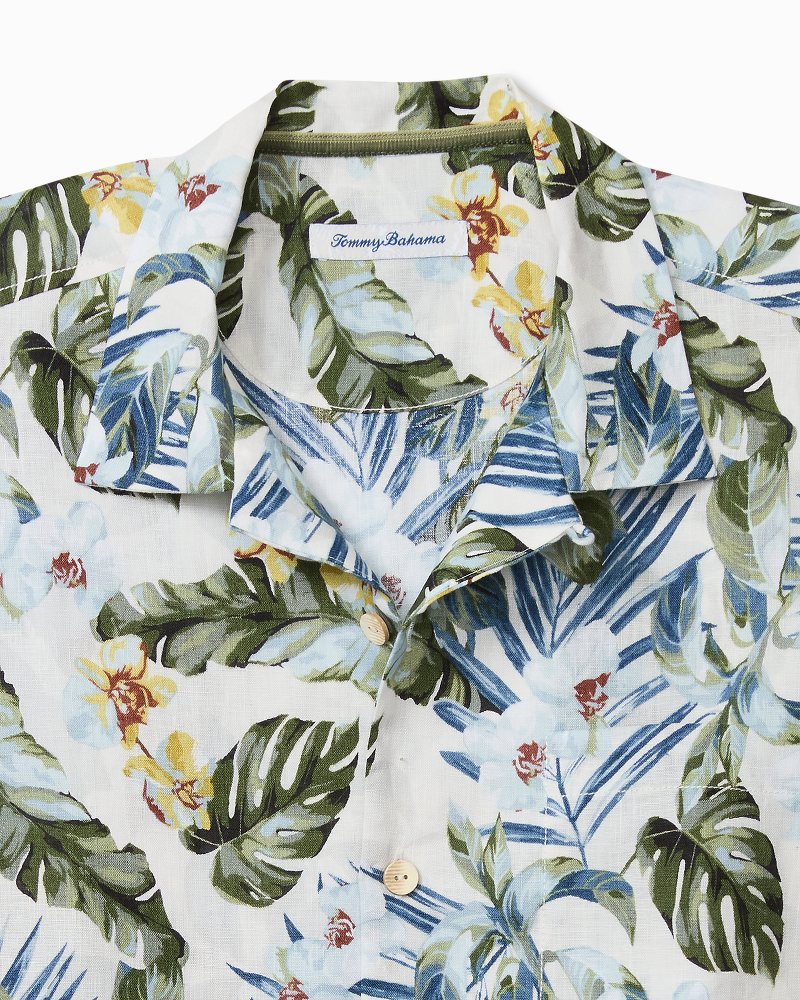 Orchid O'Lei Linen Camp Shirt thumbnail 2