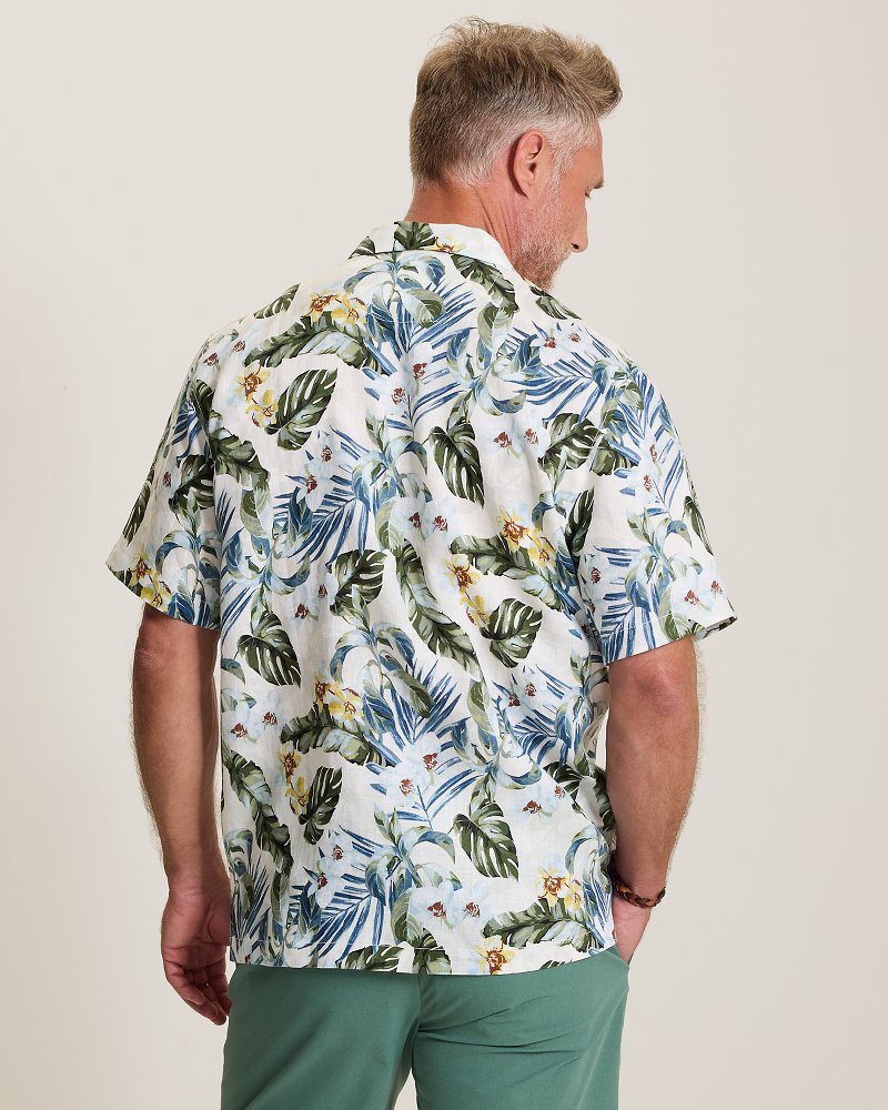 Orchid O'Lei Linen Camp Shirt thumbnail 4