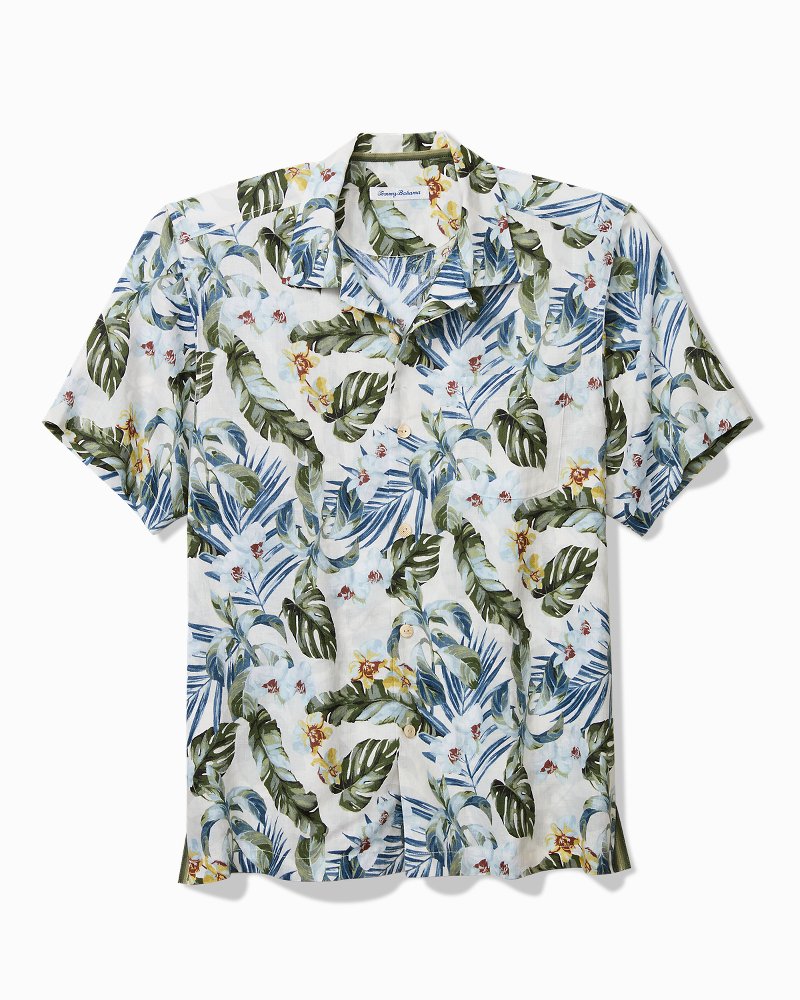 Orchid O'Lei Linen Camp Shirt
