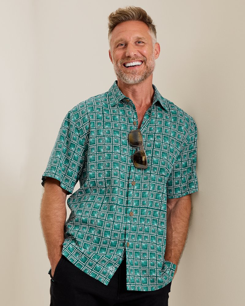 Torres Tiles Silk Camp Shirt