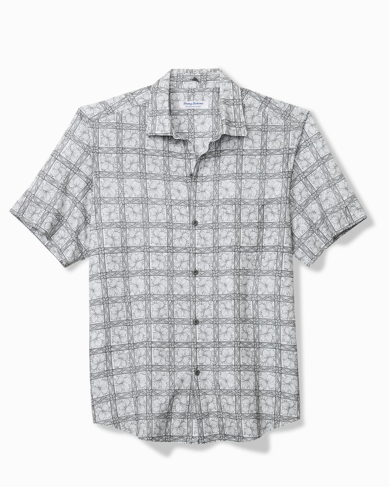 Bahama Coast Flora Check IslandZone Shirt