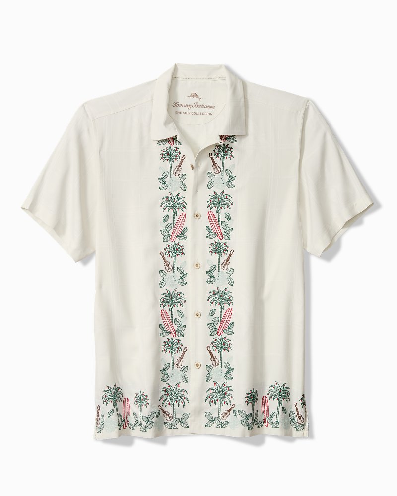 Tropical Tidings Silk Camp Shirt
