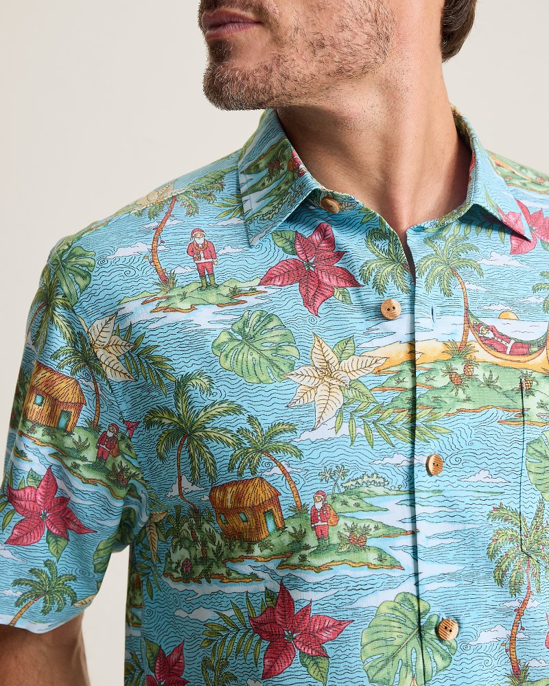 Coastal Ease Santa Luau IslandZone Camp Shirt