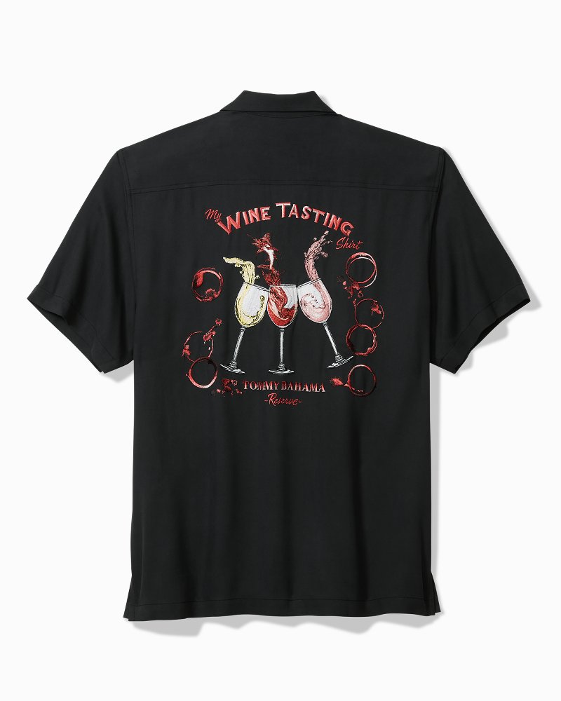 My Wine Tasting Silk Camp Shirt