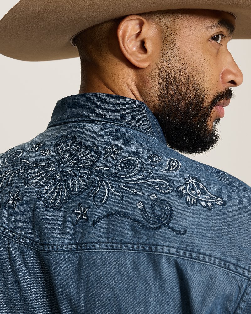 Tommy Bahama x Stetson Calypso Cowboy Long-Sleeve Shirt