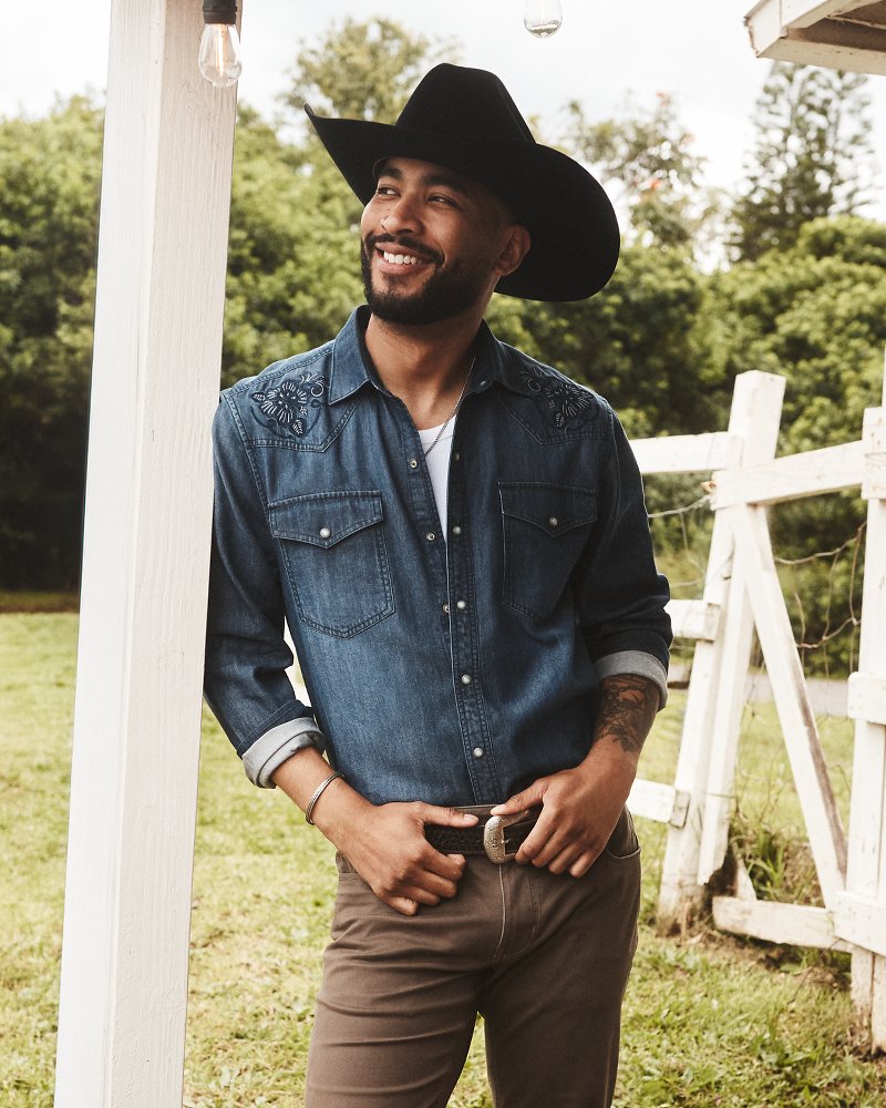 Tommy Bahama x Stetson Calypso Cowboy Long-Sleeve Shirt