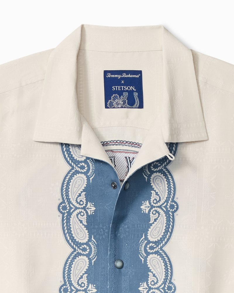 Tommy Bahama x Stetson Life of the Rodeo Silk Camp Shirt