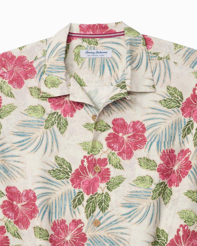 Coastal Ease Flora Rosa IslandZone Camp Shirt