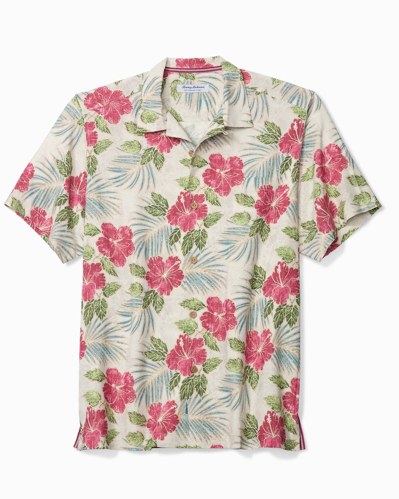 Coastal Ease Flora Rosa IslandZone Camp Shirt