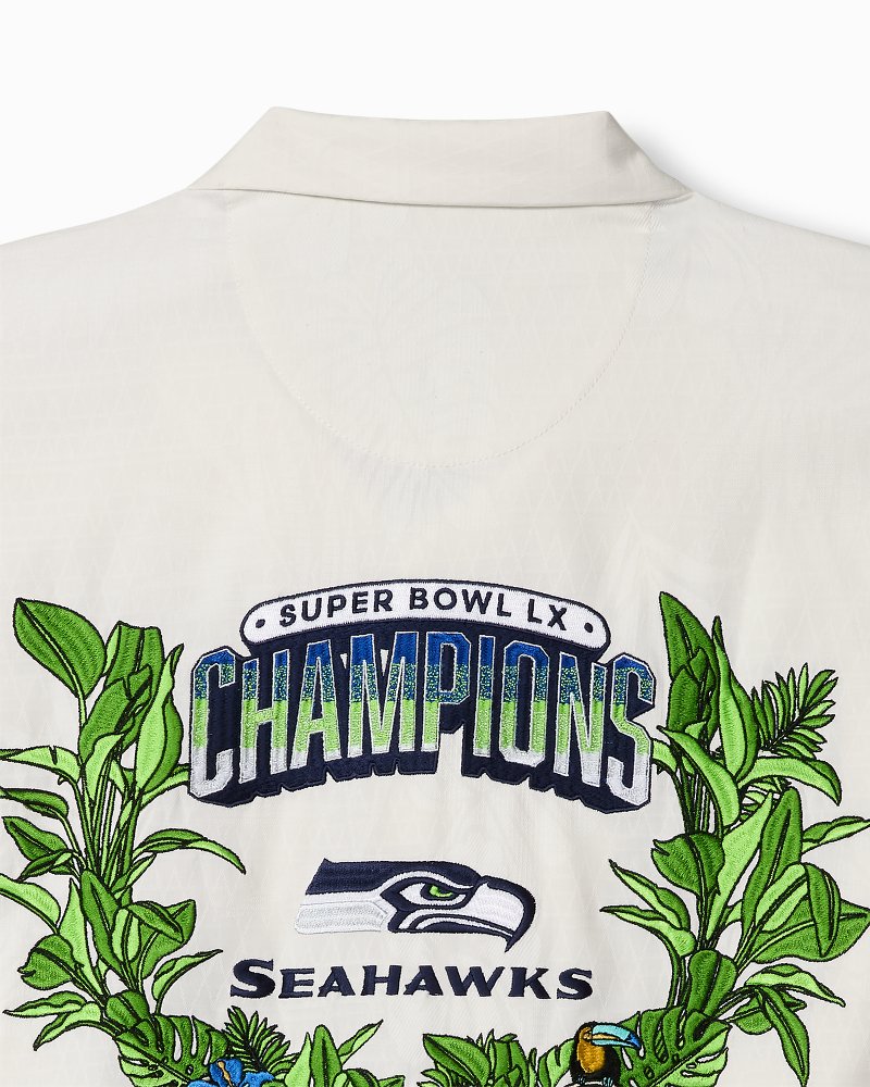 NFL Super Bowl LX Silk-Blend Camp Shirt