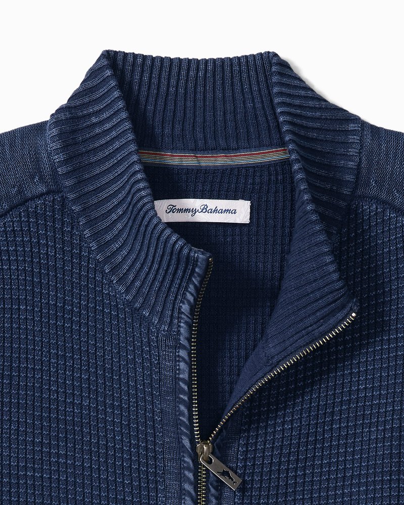 Tommy bahama best sale zip sweater