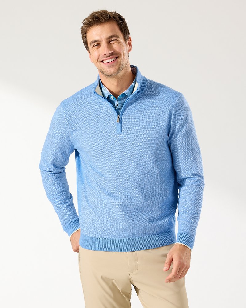 Coolside IslandZone® Long-Sleeve Half-Zip | Tommy Bahama Australia