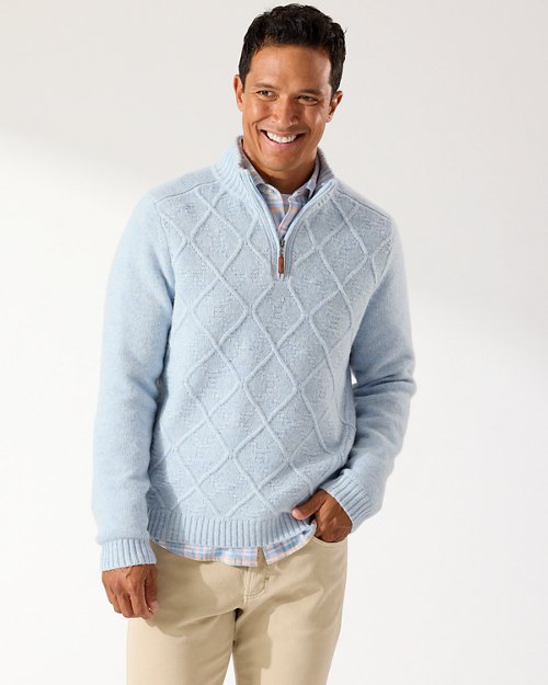 Castaway Cruise Half-Zip Sweater