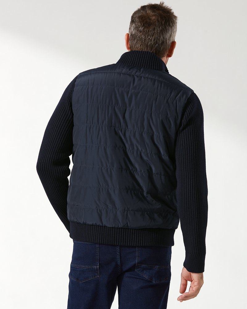 Lakeport Hybrid Full-Zip Sweater Jacket