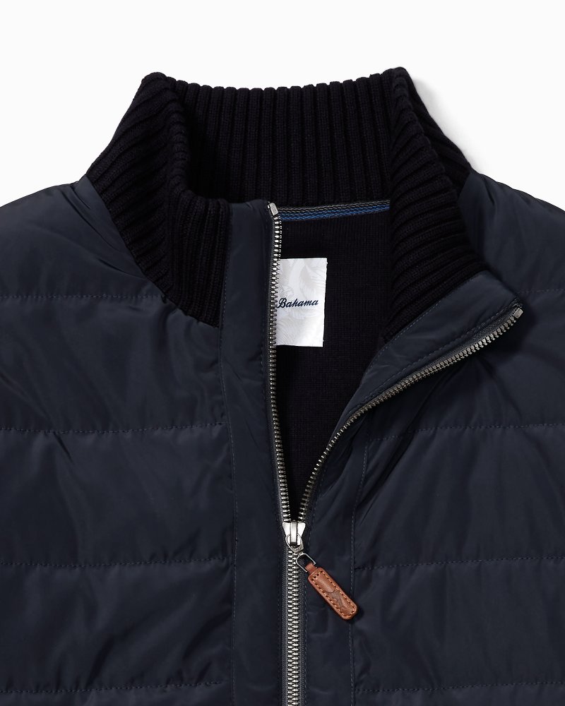 Lakeport Hybrid Full-Zip Sweater Jacket