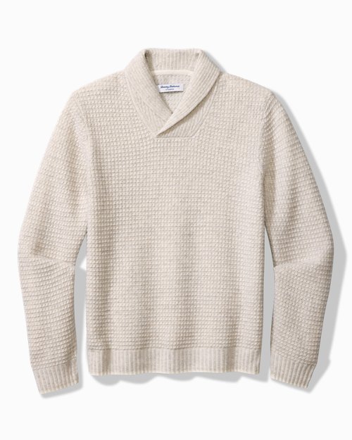 Updrift Cashmere Shawl Collar Sweater
