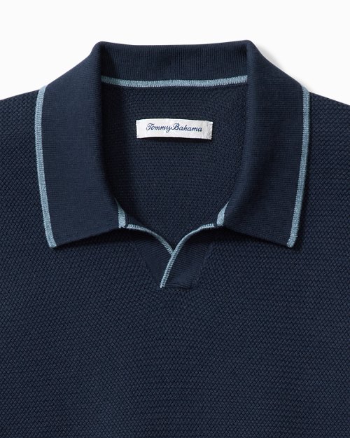 Long Point Long-Sleeve Sweater Polo
