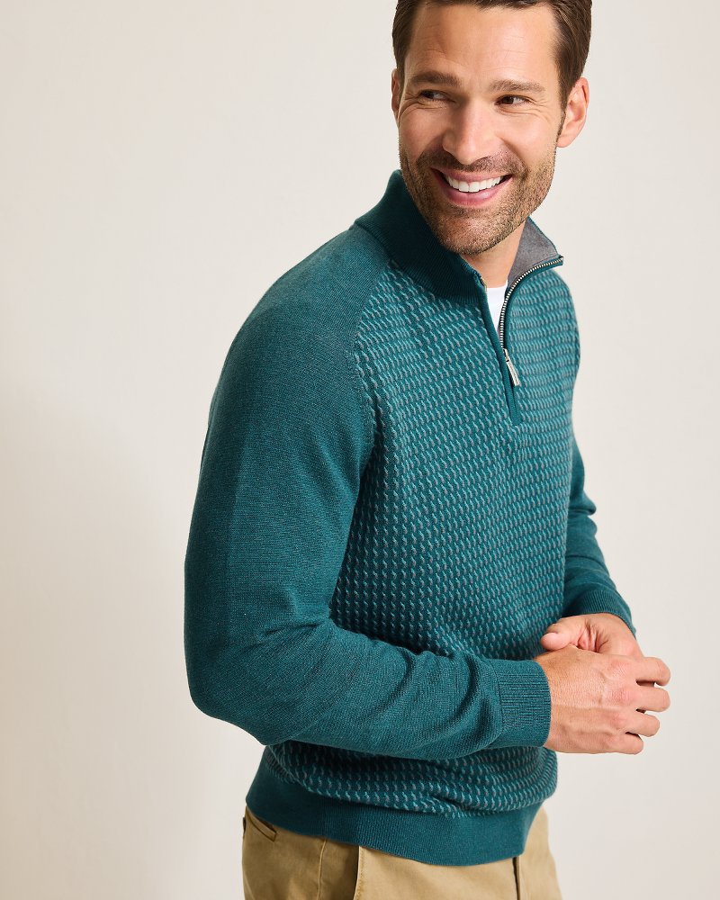 Coastal Shores Half-Zip Sweater