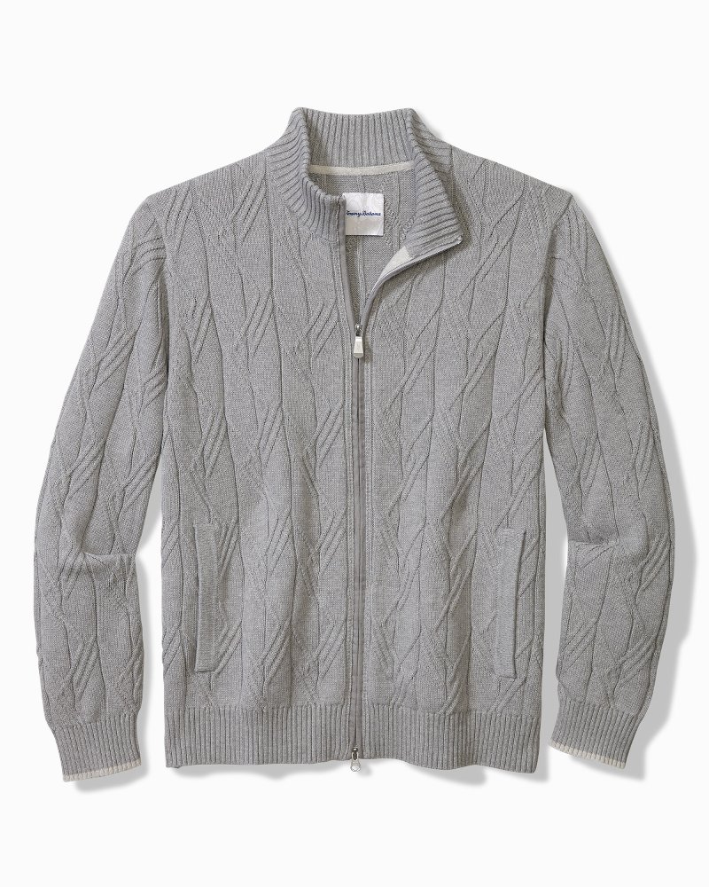 Capital Cable Full-Zip Cardigan