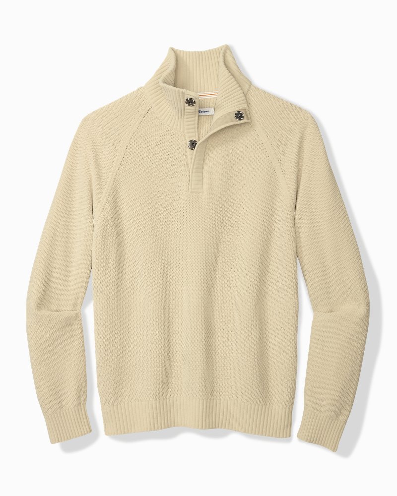 Shoreline Surfcomber Snap-Mock Sweater