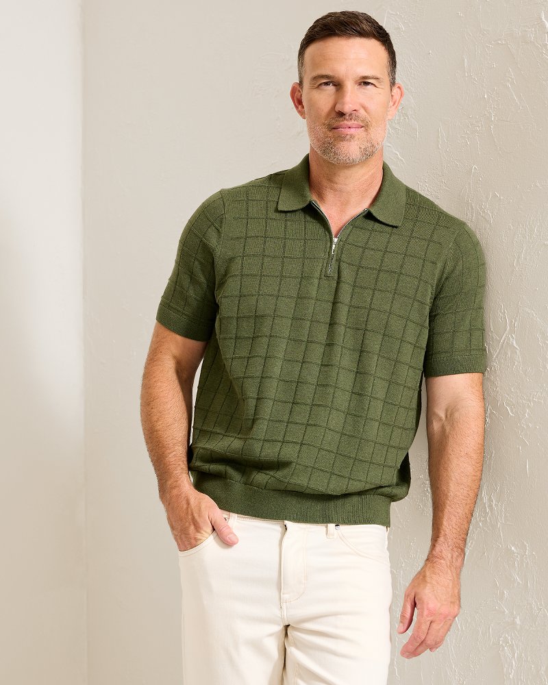 Coolside Quarter-Zip IslandZone Polo