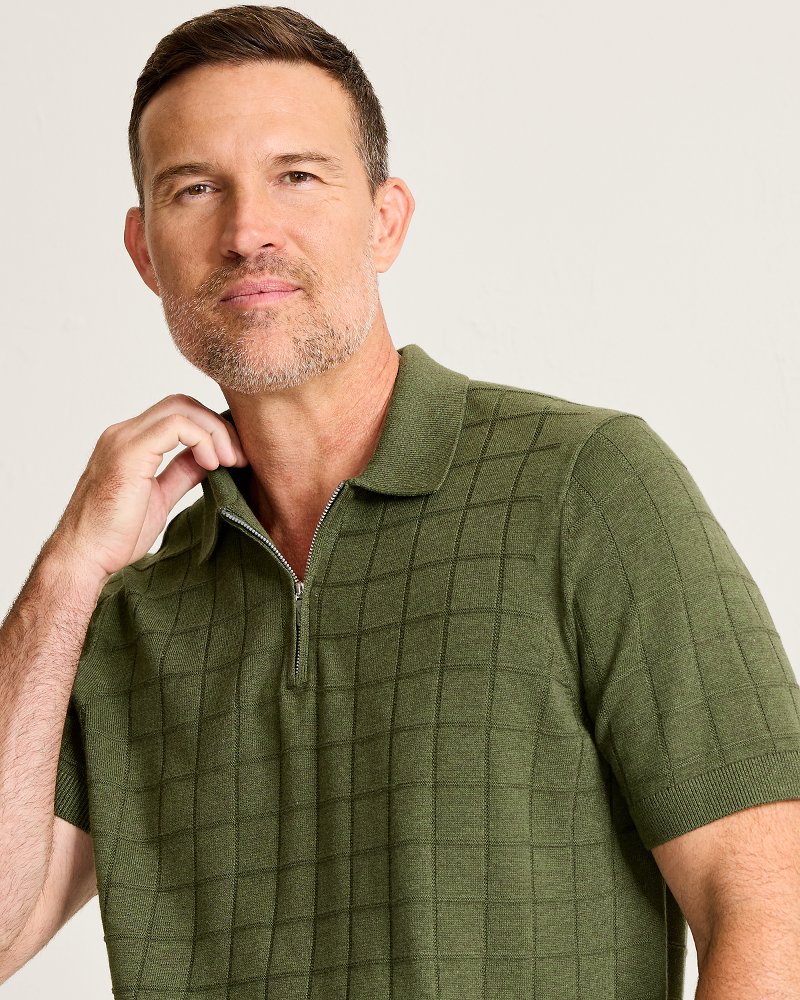 Coolside Quarter-Zip IslandZone Polo