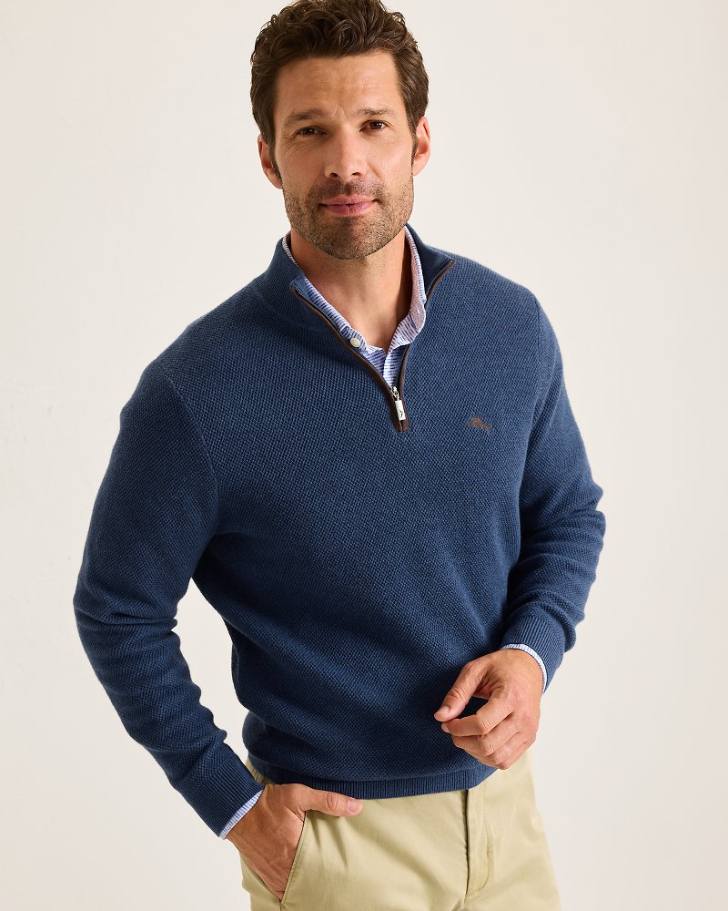 Marlin Luxe Half-Zip Sweater