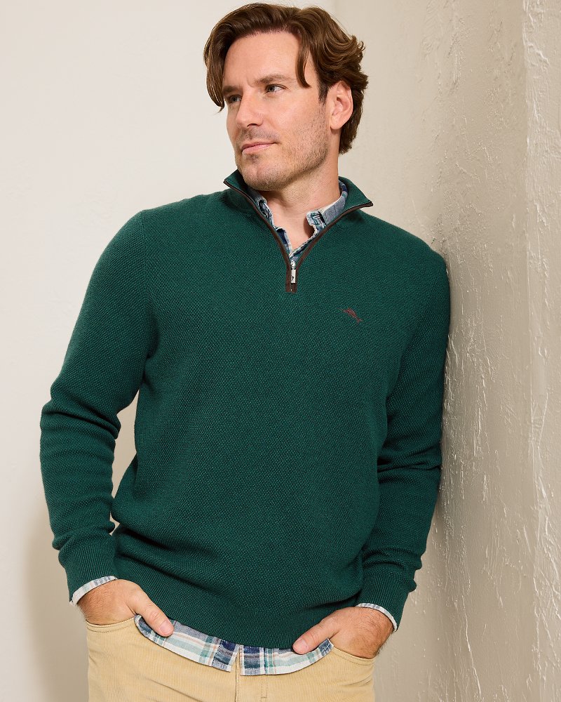 Marlin Luxe Half-Zip Sweater