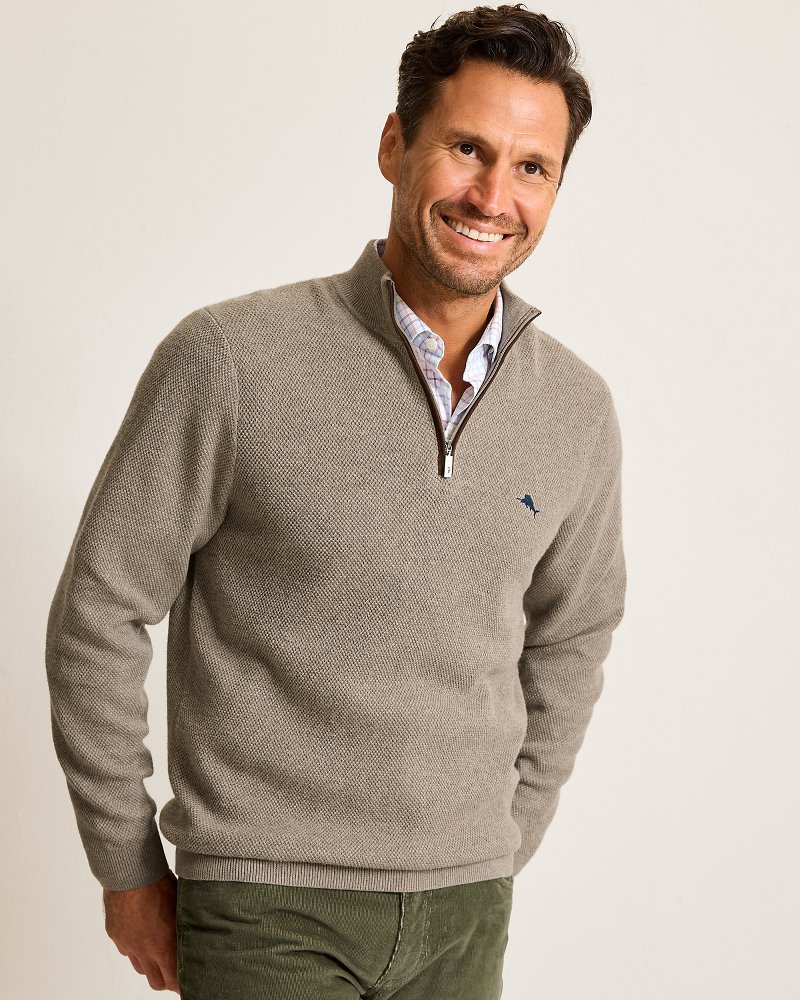 Marlin Luxe Half-Zip Sweater
