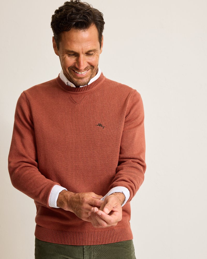 Marlin Luxe Crew Sweater