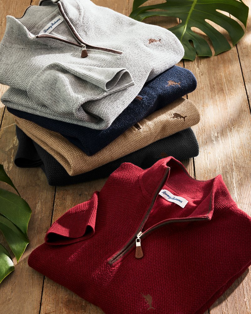 Marlin Magic Half-Zip Sweater