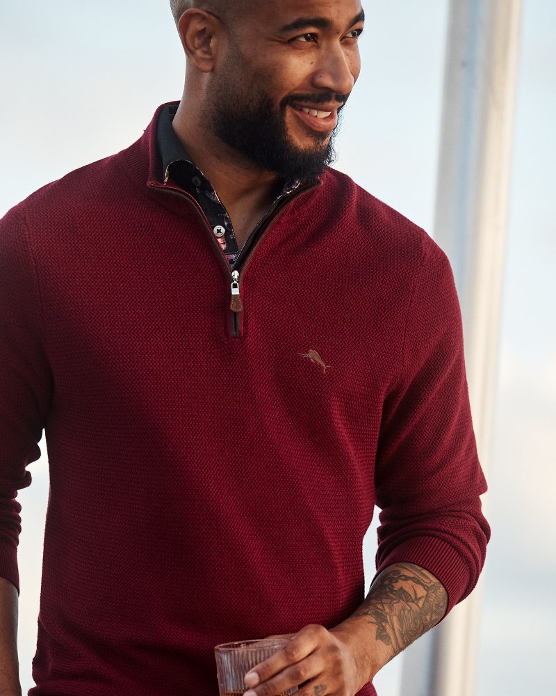 Marlin Magic Half-Zip Sweater