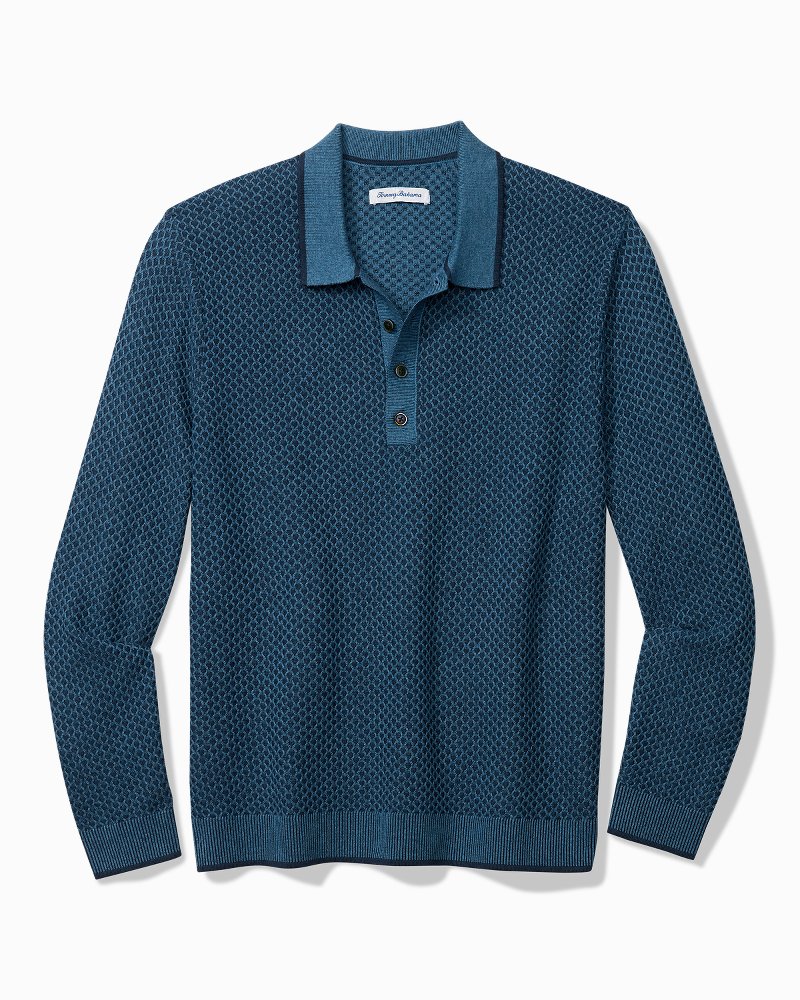 Coolside Valley Vineyard Long-Sleeve Sweater Polo