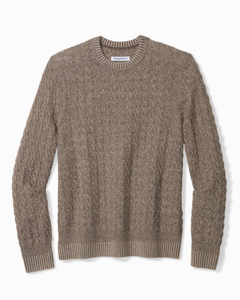 Malibu Shores Wool-Cashmere Crew Sweater