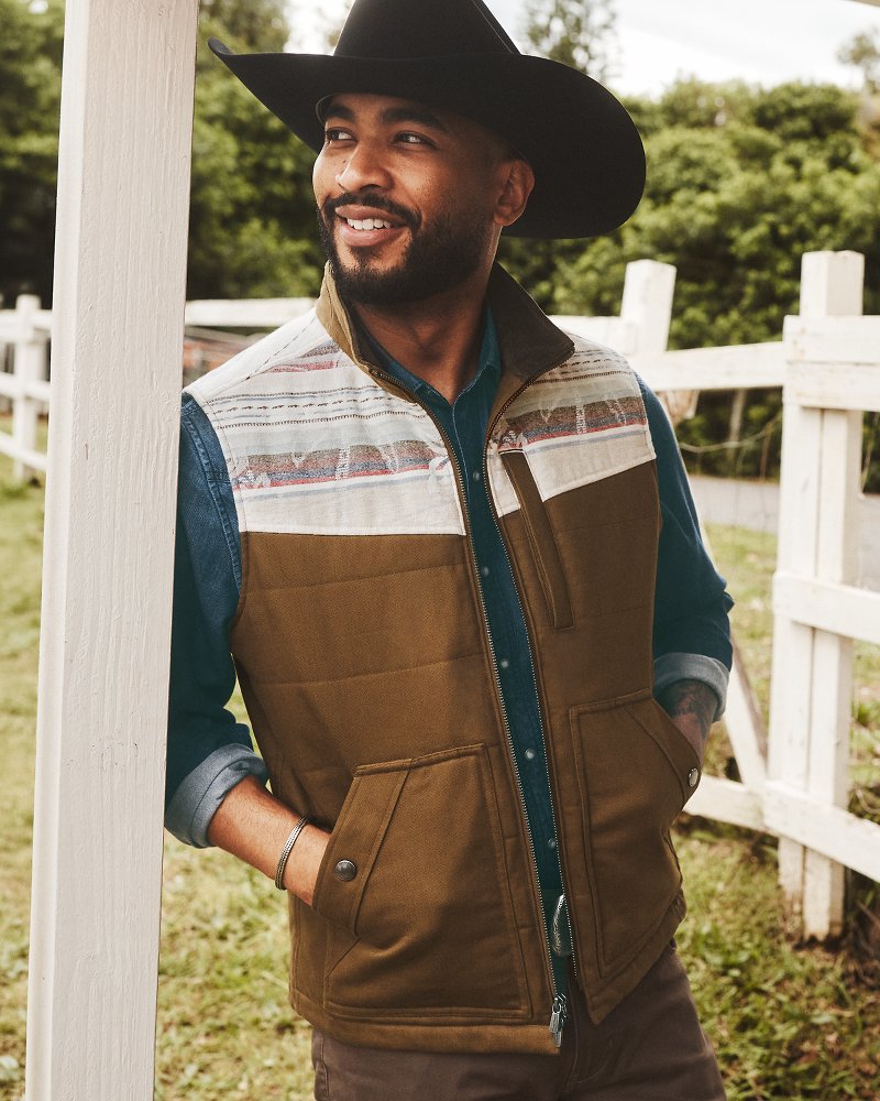 Tommy Bahama x Stetson Pecos Palms Vest