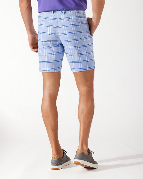 Window To The Weekend Plaid IslandZone® 8-Inch Shorts