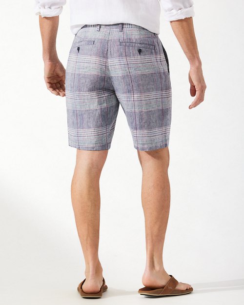 Round Trip Getaway 10-Inch Linen Shorts