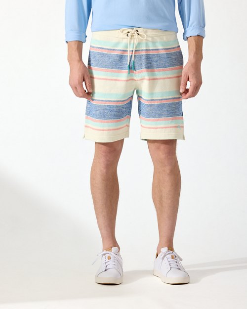 Cabana Coast Stripe 9-Inch Shorts