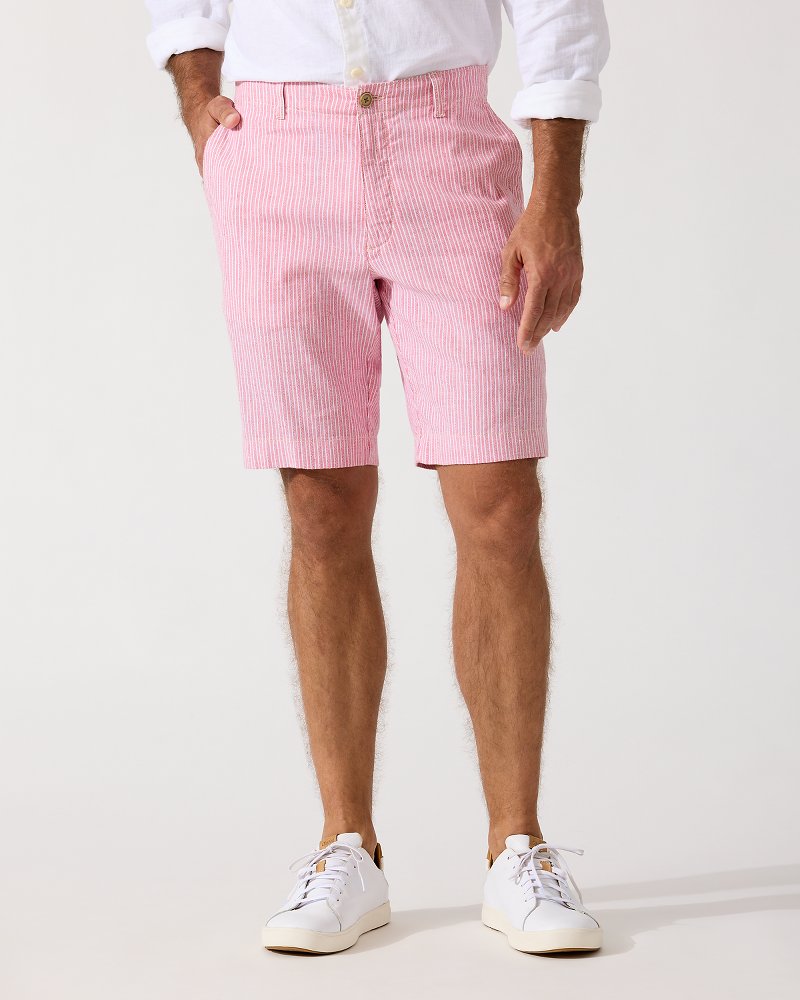 Mens pink cheap khaki shorts