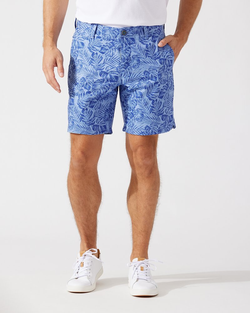 On Par-Lei IslandZone® Flat-Front 8-Inch Shorts