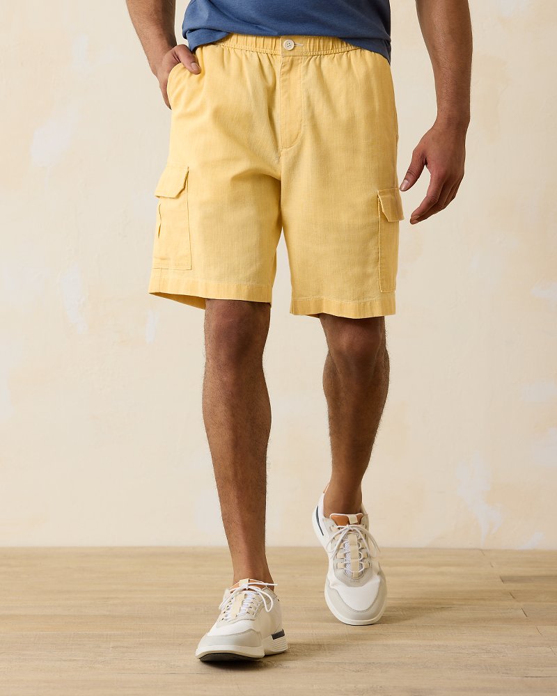 Linen Cargo Shorts