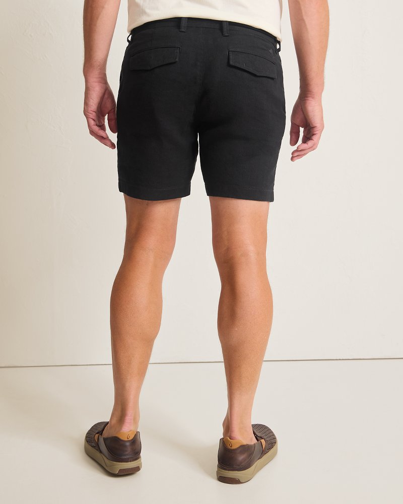 Thumbnail for Beach Coast Stretch-Linen 7-Inch Shorts