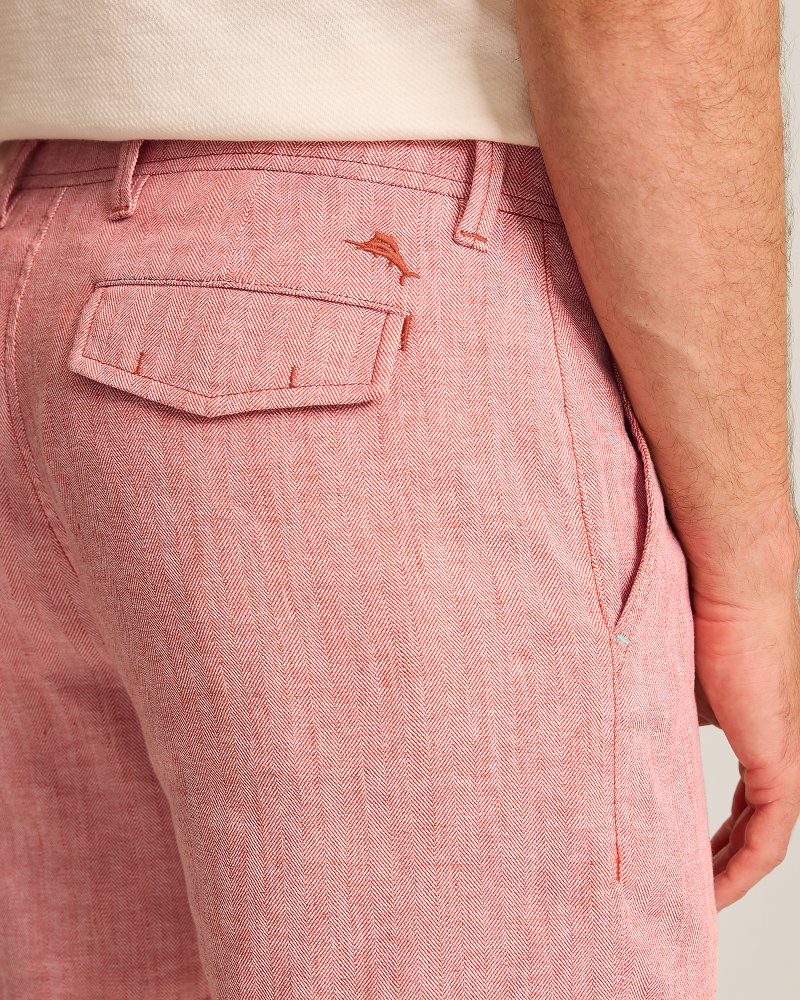 Beach Coast Stretch-Linen 7-Inch Shorts