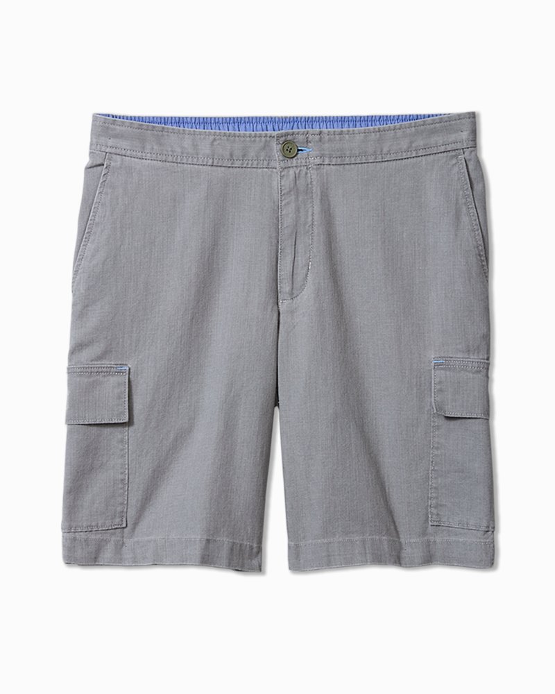 Thumbnail for Linen In Paradise Cargo 9-Inch Shorts