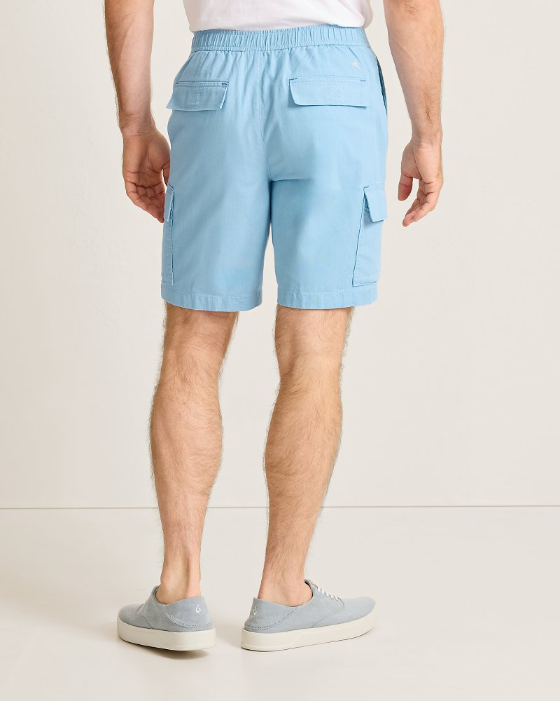 Linen In Paradise Cargo 9-Inch Shorts