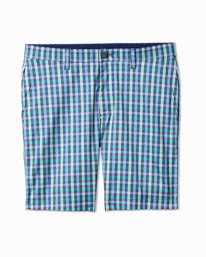 Barbados Pro Clubhouse Check IslandZone® 9-Inch Shorts